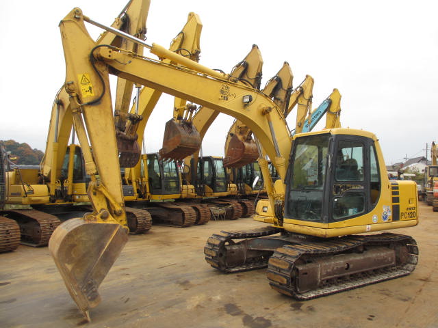 [画像]KOMATSU(コマツ)　PC120-6E0　油圧ショベル　2008年